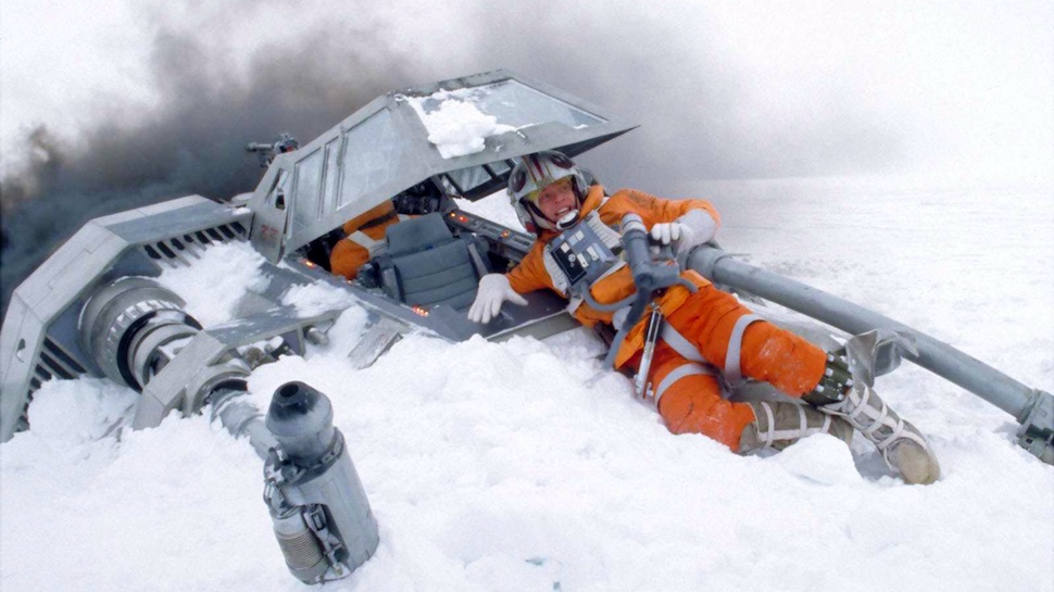 Image result for luke snowspeeder