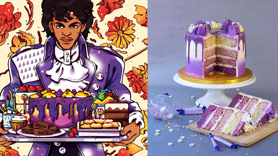 Make Purple Rain Cake and More Prince-Inspired Recipes with LITTLE RED VELVETTE