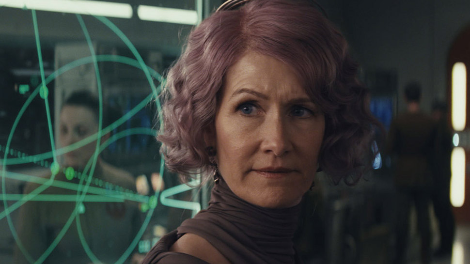 Watch THE LAST JEDI’s Laura Dern Say “Pew” While Firing Her Blaster in the Movie
