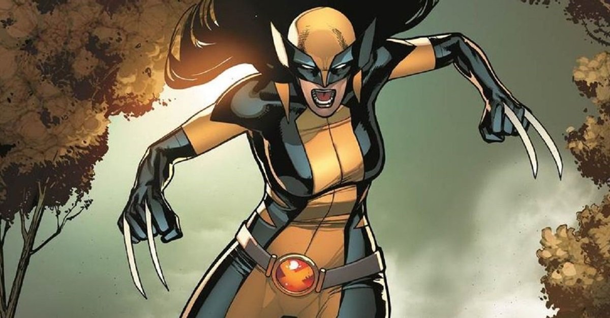 Laura Kinney in the Wolverine costume in the comics.