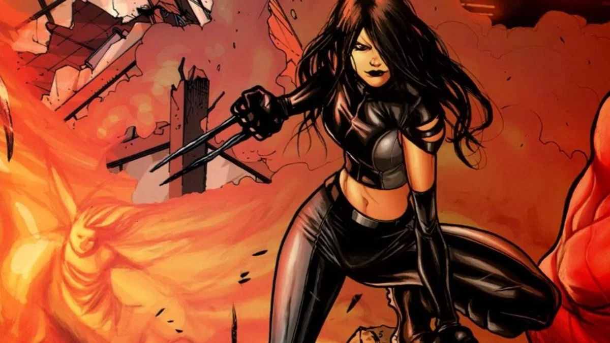 Laura Kinney in battle mode as X-23.