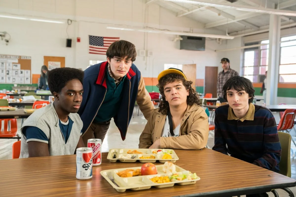 Stranger Things 5 first look image - Mike, Will, Lucas and Dustin