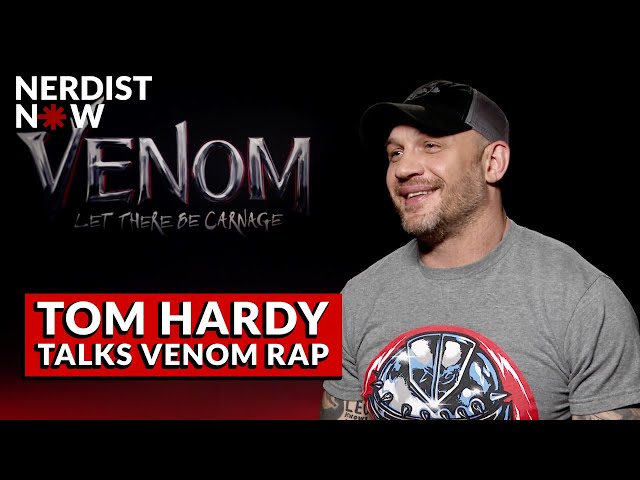 Venom: Let There Be Carnage – Tom Hardy Talks 90s Cartoon Inspiration, the Venom Rap Track & More!