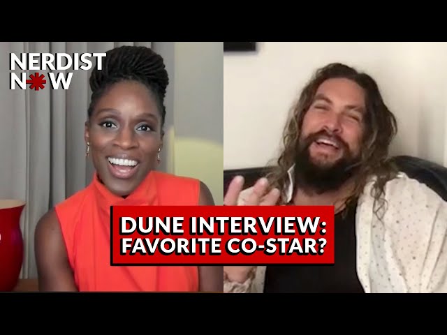DUNE: Jason Momoa Sharon Duncan-Brewster Talk All-Star Cast, First vs Last Day on Set & More