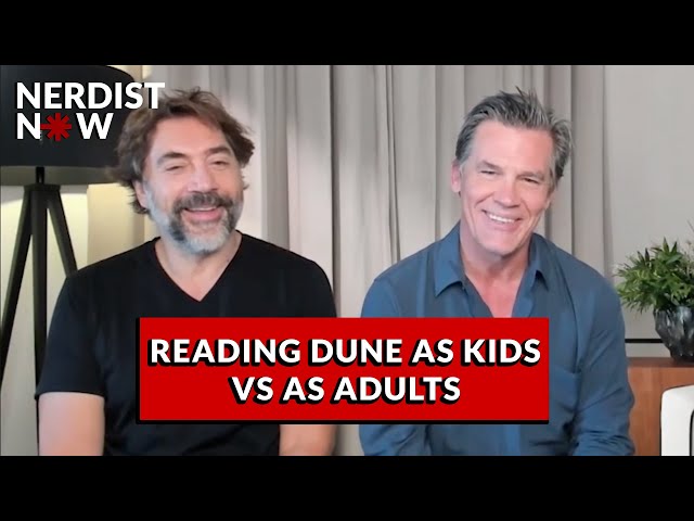 DUNE Interview: Josh Brolin & Javier Bardem Talk Deleted Scenes, Reading the Book, and More