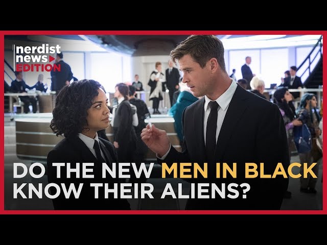 The MEN IN BLACK: INTERNATIONAL Stars Test Their Alien IQ (Nerdist News Edition)